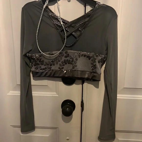 Curtain Call Lyrical Contemporary costume gray/silver - Picture 3 of 4